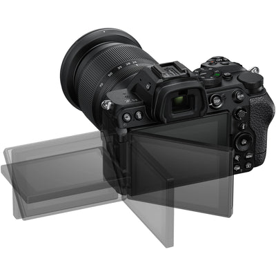 Nikon Z5 II full-frame mirrorless camera with 24.5MP BSI CMOS sensor, EXPEED 7 processor, AI autofocus, 5-axis stabilization, and 4K 60p video.