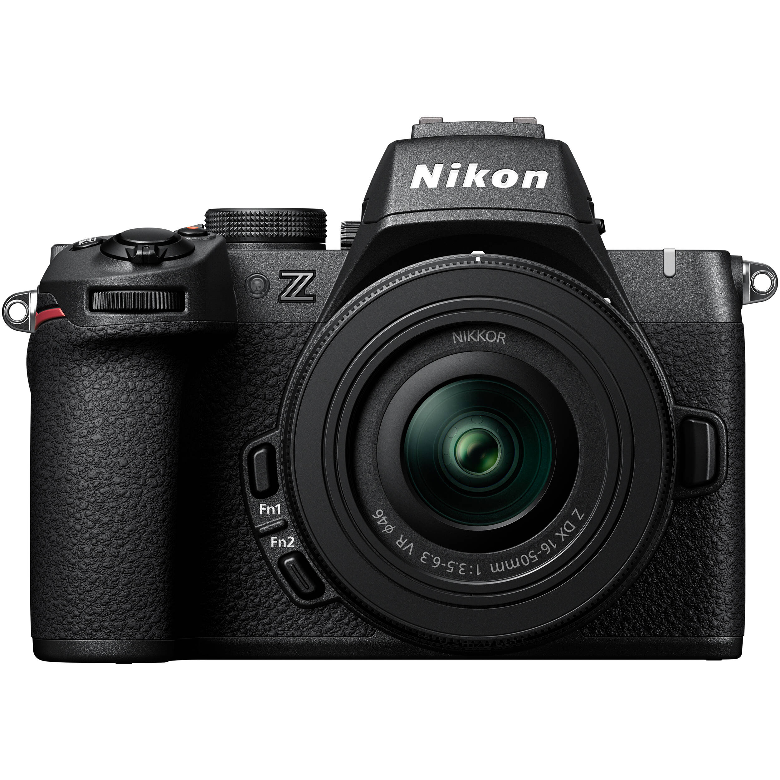 Nikon Z50 II mirrorless camera kit in black with 16–50 mm lens attached
