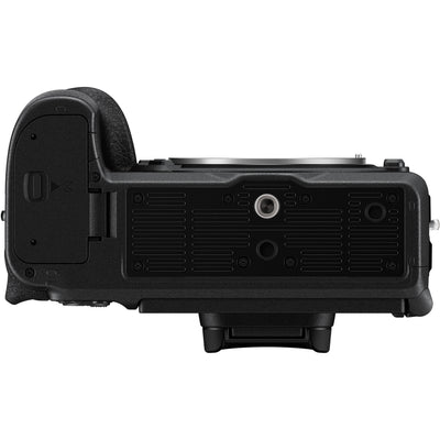 Nikon Z6 III full-frame mirrorless camera with 24.5MP BSI CMOS sensor, EXPEED 7 processor, 6K/60p RAW video, 493-point AF, and 4-axis tilting touchscreen.
