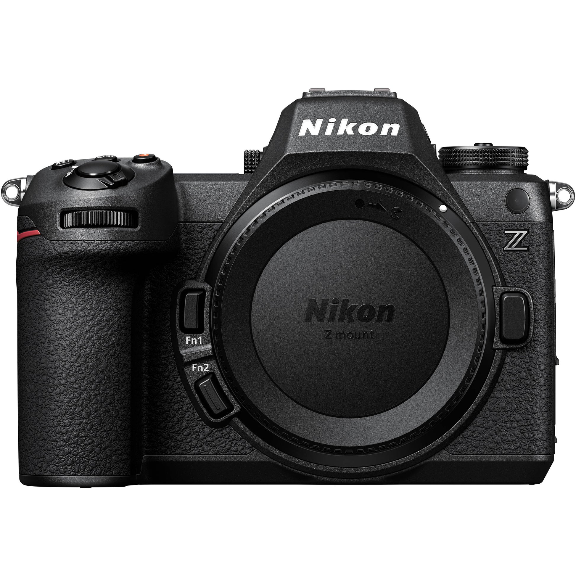 Nikon Z6 III full-frame mirrorless camera with 24.5MP BSI CMOS sensor, EXPEED 7 processor, 6K/60p RAW video, 493-point AF, and 4-axis tilting touchscreen.
