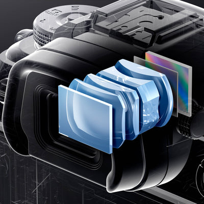 Nikon Z6 III full-frame mirrorless camera with 24.5MP BSI CMOS sensor, EXPEED 7 processor, 6K/60p RAW video, 493-point AF, and 4-axis tilting touchscreen.
