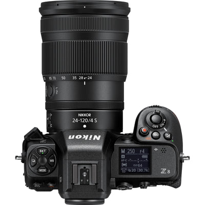 Nikon Z8 mirrorless camera with 45.7MP sensor and 8K video recording