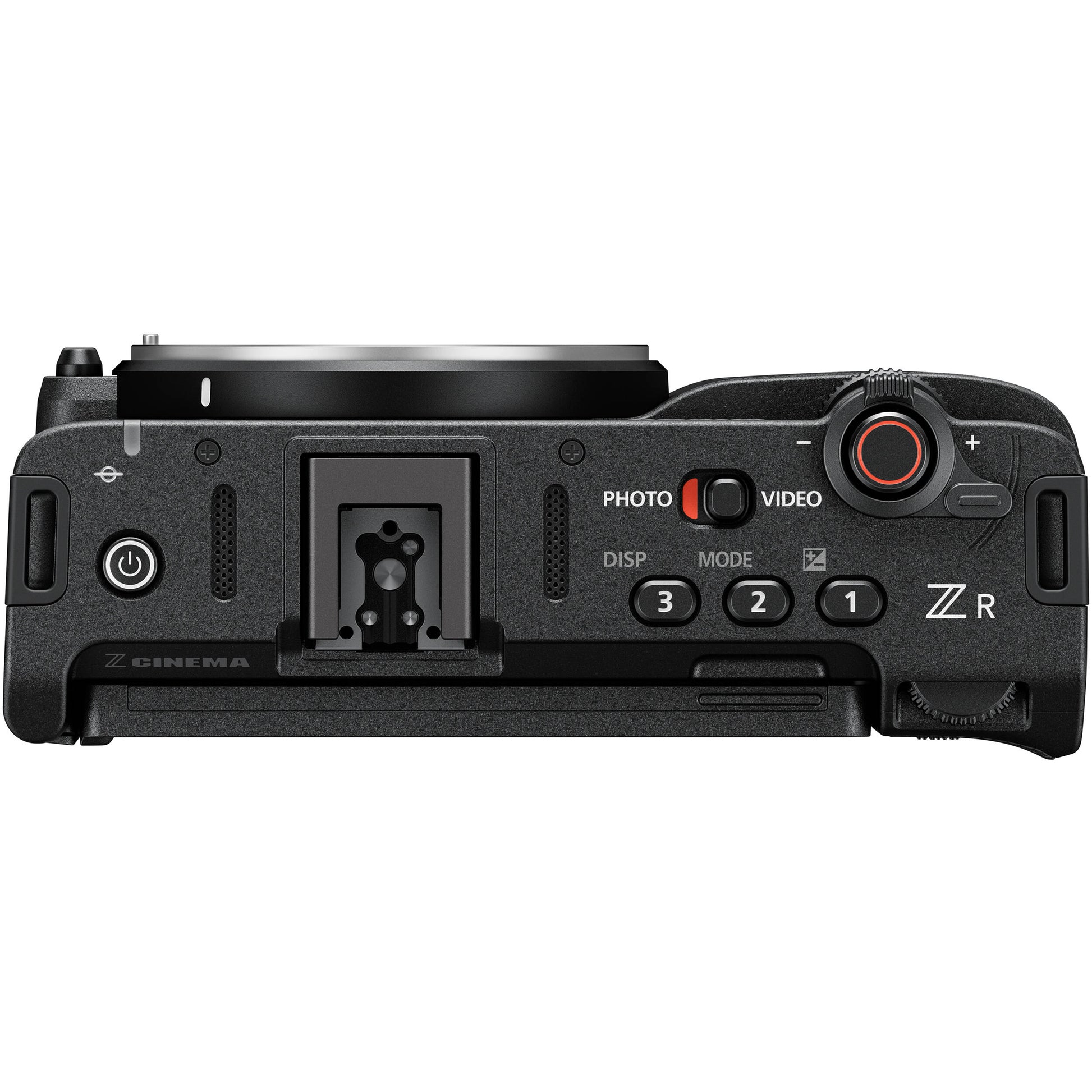 Nikon ZR 6K full-frame cinema camera with Viltrox E-Z AF adaptor for Sony E lenses.