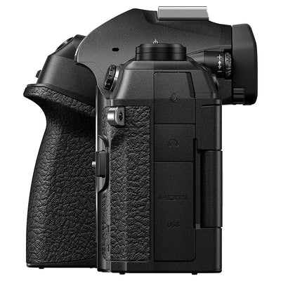 OM System OM-1 Mark II mirrorless camera with 20MP stacked BSI Live MOS sensor, TruePic X processor, paired with versatile 12-40mm Pro II lens, 5-axis IBIS with 8.5 EV, 4K 60p video, and advanced AI autofocus.