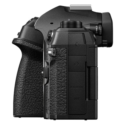 OM System OM-1 Mark II mirrorless camera with 20MP stacked BSI Live MOS sensor, TruePic X processor, 5-axis IBIS with 8.5 EV stops, 50 fps continuous shooting, 4K 60p video, and advanced AI autofocus.