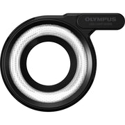 OM SYSTEM LG-1 LED Macro Ring Light on TG camera for shadow-free macro photography.