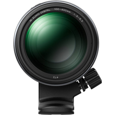 OM SYSTEM M.Zuiko Digital ED 100-400mm f/5-6.3 IS super-telephoto zoom lens for Micro Four Thirds cameras.