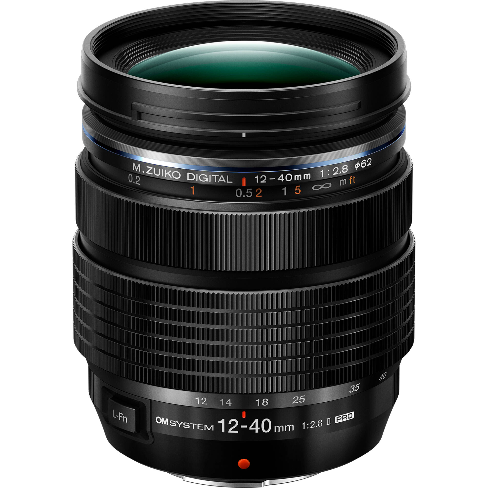 OM SYSTEM M.Zuiko 12-40mm f/2.8 PRO II lens for Micro Four Thirds with high-resolution
