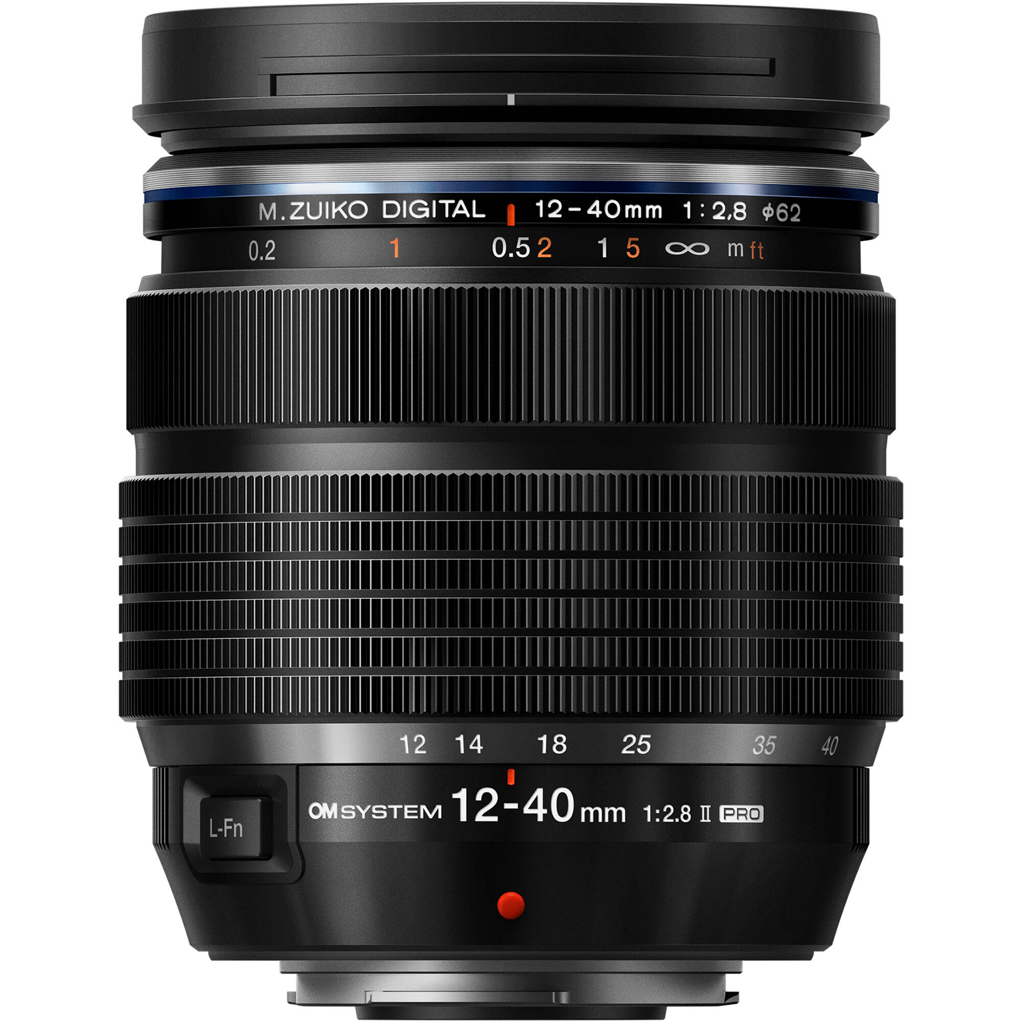 OM SYSTEM M.Zuiko 12-40mm f/2.8 PRO II lens for Micro Four Thirds with high-resolution
