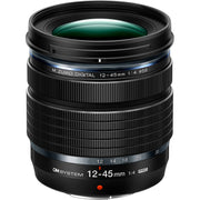 Compact pro-grade M.Zuiko 12-45mm f/4 lens for Micro Four Thirds, ideal for travel, portraits and everyday shooting.