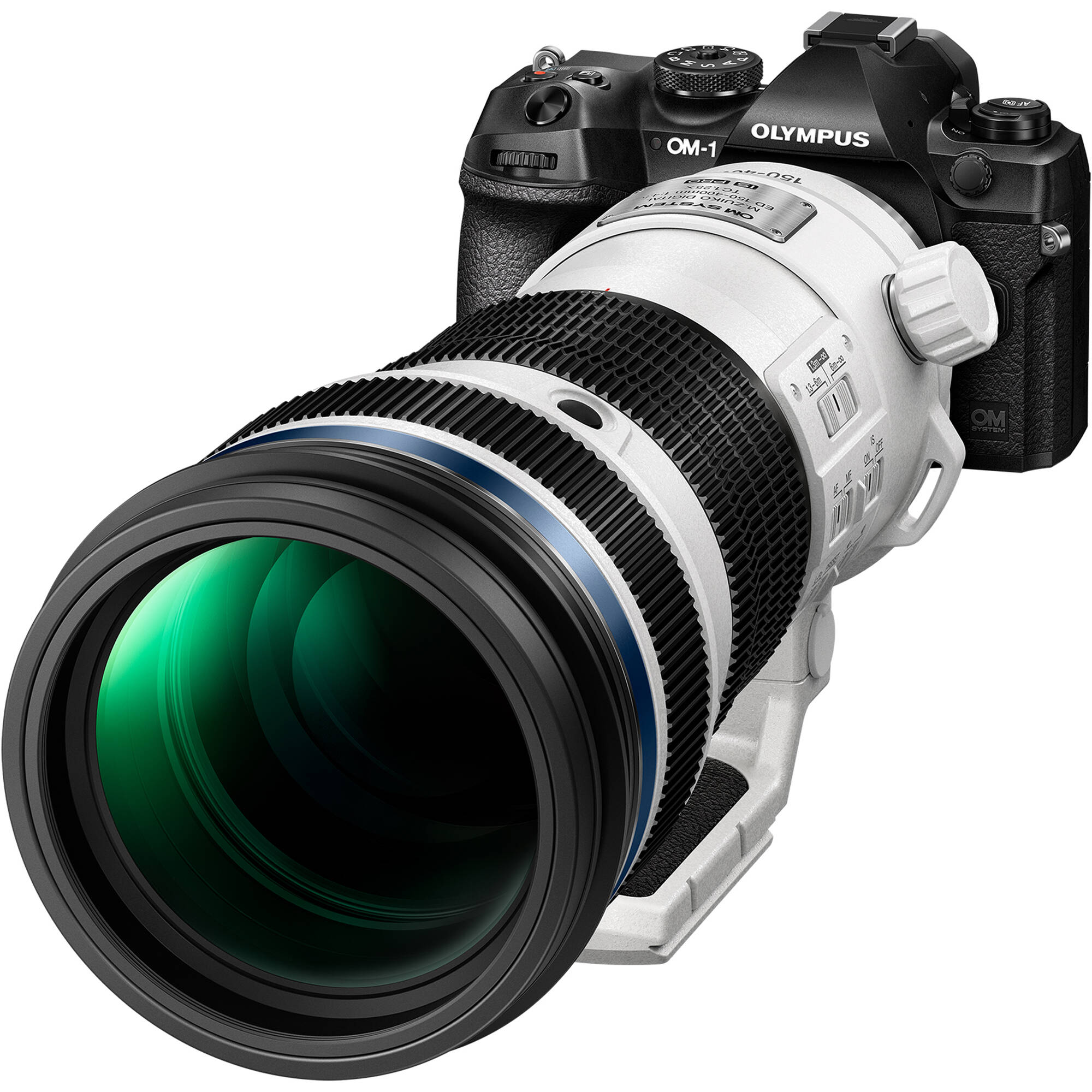 OM SYSTEM M.Zuiko 150-400mm F4.5 IS PRO telephoto lens for handheld and macro photography