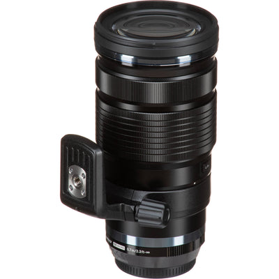 OM SYSTEM M.Zuiko Digital ED 40-150mm f/2.8 PRO lens for Micro Four Thirds cameras, showing compact telephoto zoom and professional design.