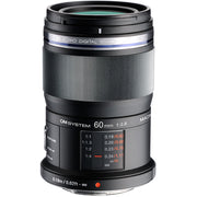 High-quality OM SYSTEM M.Zuiko 60mm f/2.8 Macro Lens highlighting weather-resistant build and precise focusing features.