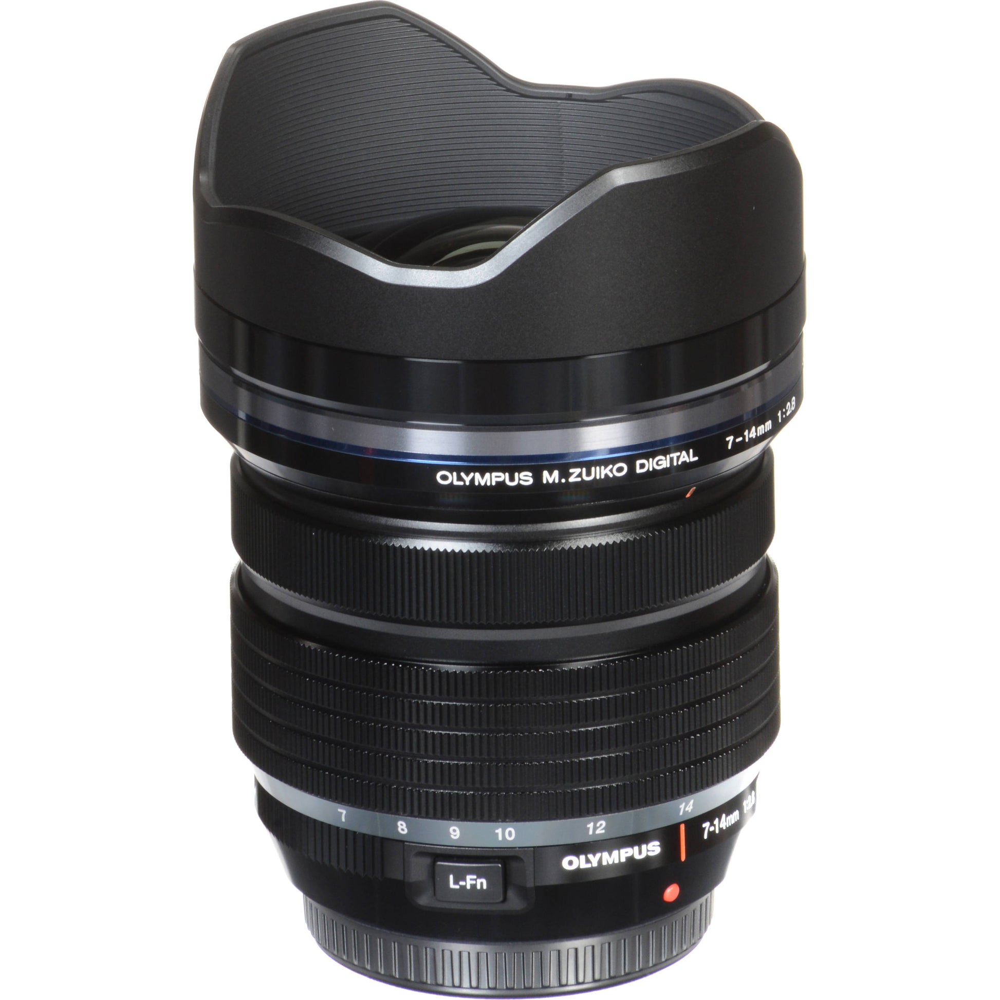 OM SYSTEM M.Zuiko Digital ED 7-14mm f/2.8 PRO Lens for Micro Four Thirds, ultra-wide zoom with bright aperture, sharp optics, and weather-sealed construction.