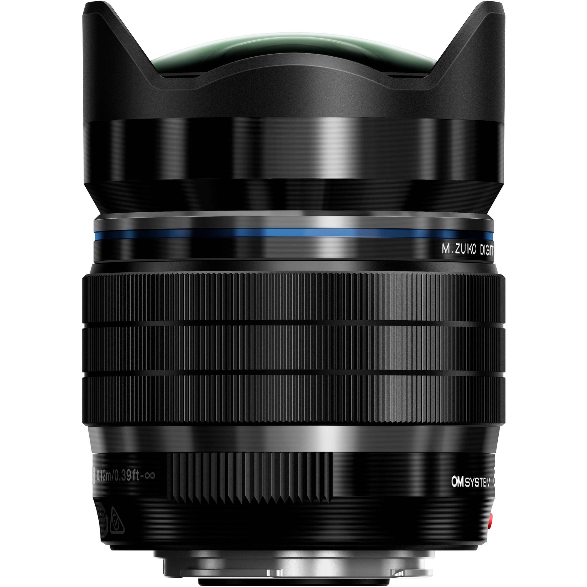 OM SYSTEM M.Zuiko Digital ED 8mm f/1.8 Fisheye PRO Lens for Micro Four Thirds cameras, ultra-wide 180° view with bright aperture and weather-sealed design.