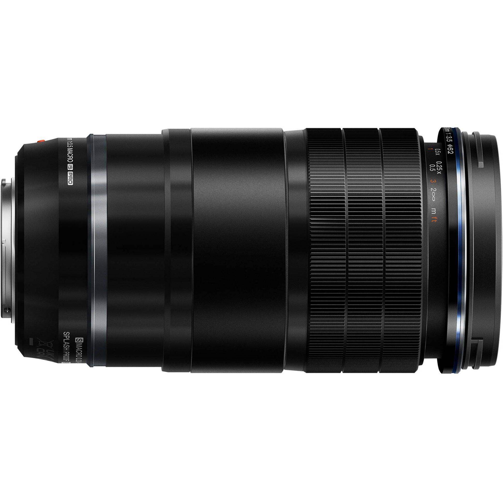 OM SYSTEM M.Zuiko Digital ED 90mm f/3.5 Macro IS PRO lens for Micro Four Thirds cameras, 180mm equivalent telephoto macro, IP53 weather-sealed, with optical stabilisation.