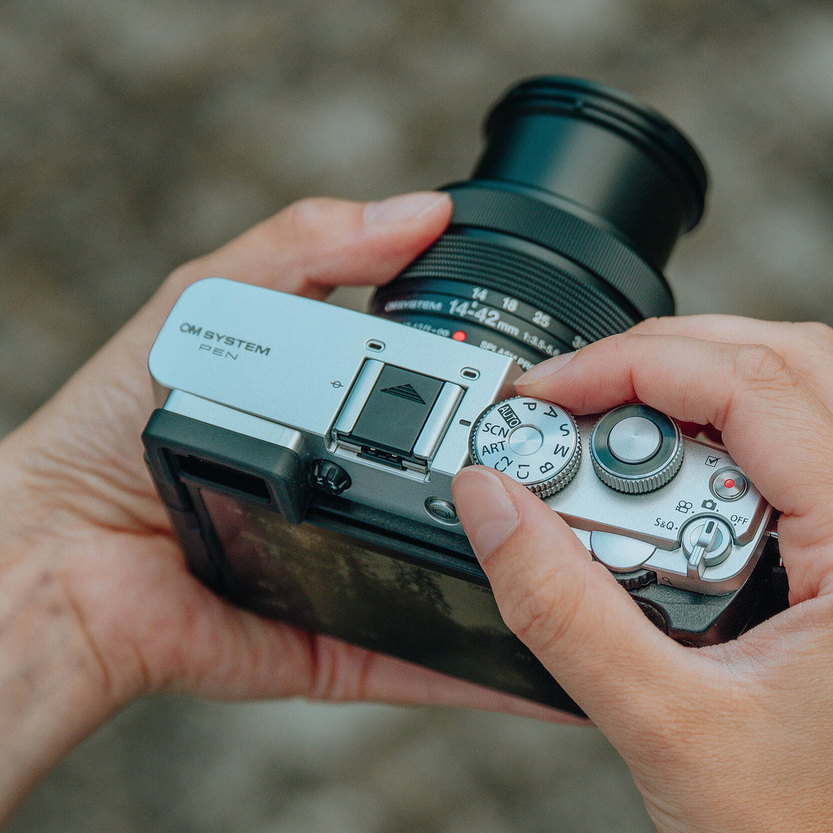 OM SYSTEM PEN compact Micro Four Thirds mirrorless camera
