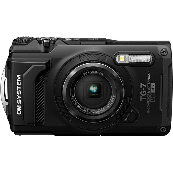 OM SYSTEM オーエムシステム Tough TG-7 ブラック OM SYSTEM Tough TG-7 Digital Camera (Black) – Outdoorphoto