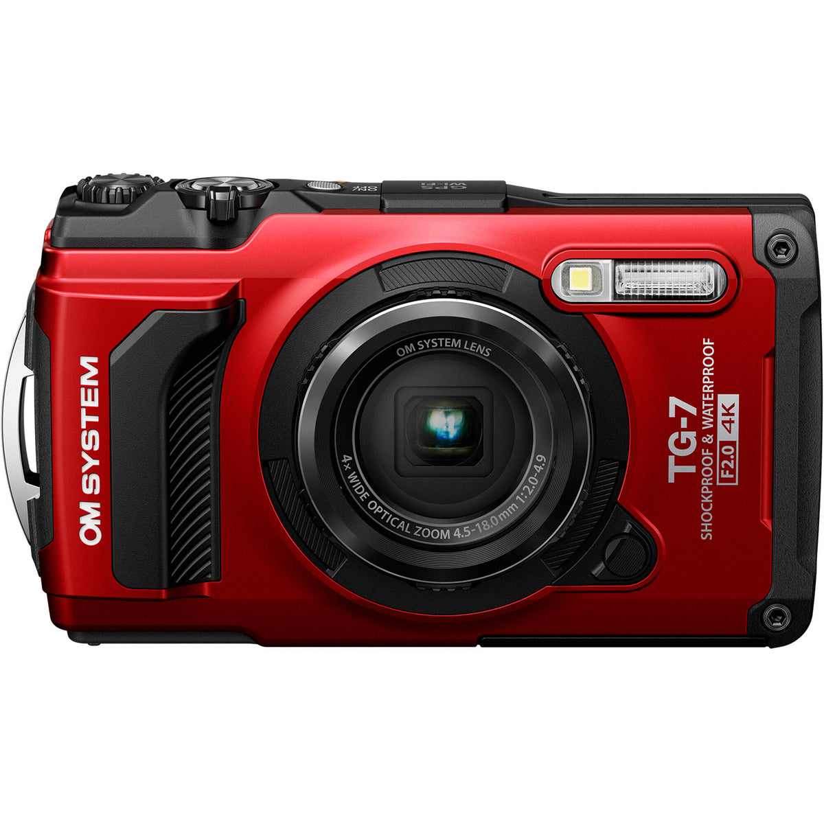OM SYSTEM Tough TG-7 Digital Camera (Red) – Outdoorphoto