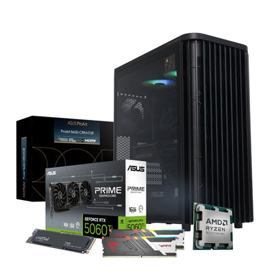 Experience smooth, high-res gaming with the RTX 5060 Ti 16GB GPU, powered by a Ryzen 7 CPU and 32GB DDR5 RAM in a sleek, modern ProArt chassis.