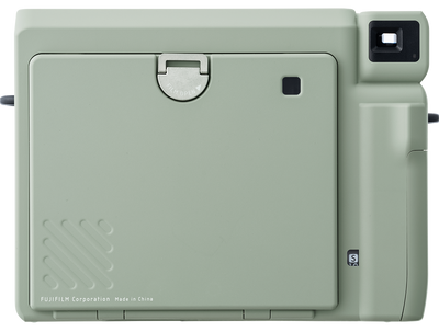 FUJIFILM Instax Wide 400 instant film camera featuring automatic exposure, self-timer, and a stylish retro design for wide-format instant photos.