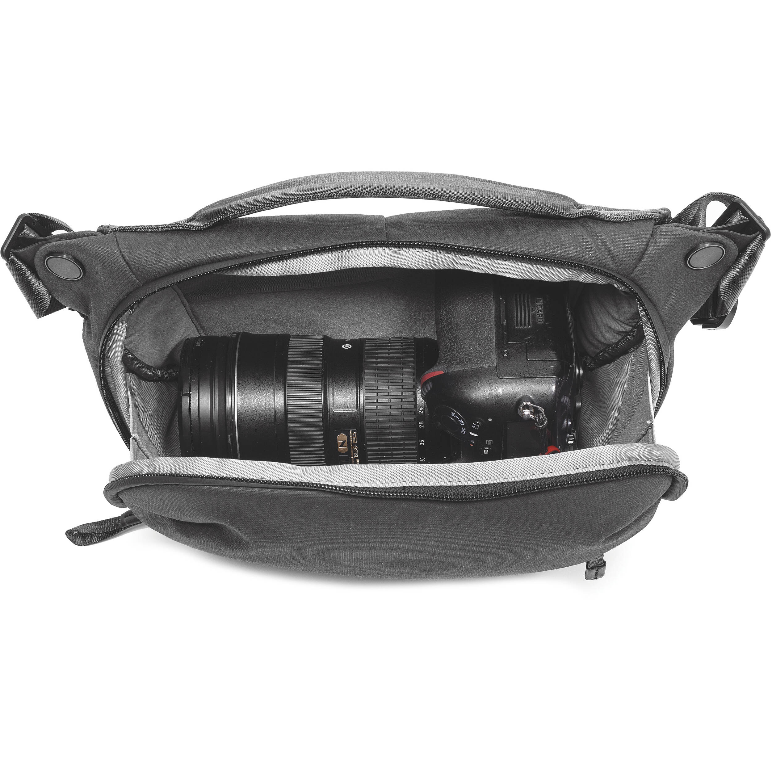 Everyday Sling V3.0 6L bag with clamshell opening for cameras tablets and small electronics.