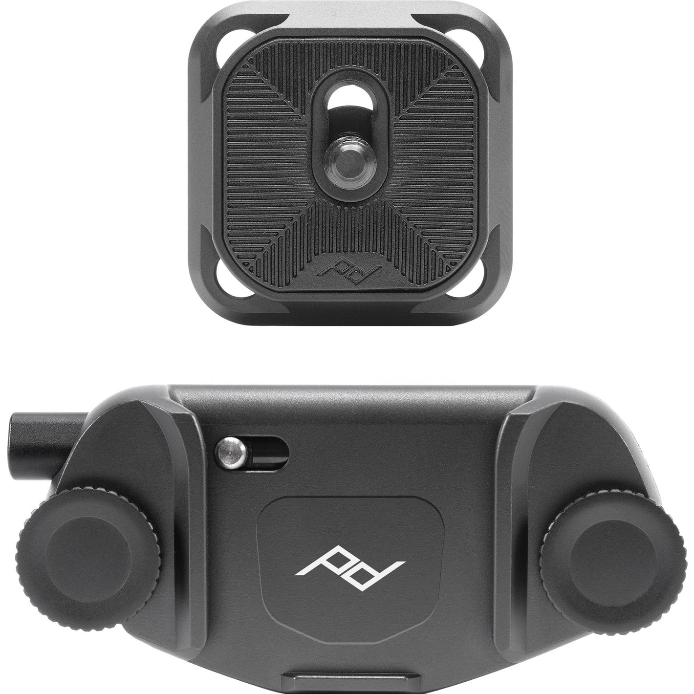 Peak Design Capture Camera Clip v3 securely mounted camera holder for backpacks, belts, or bags
