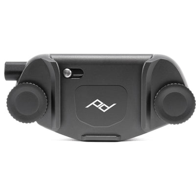 Peak Design Capture Camera Clip v3 securely mounted camera holder for backpacks, belts, or bags
