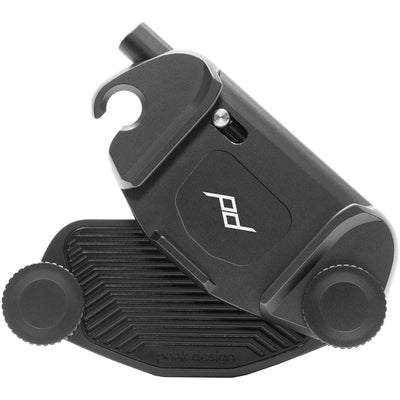 Peak Design Capture Camera Clip v3 securely mounted camera holder for backpacks, belts, or bags
