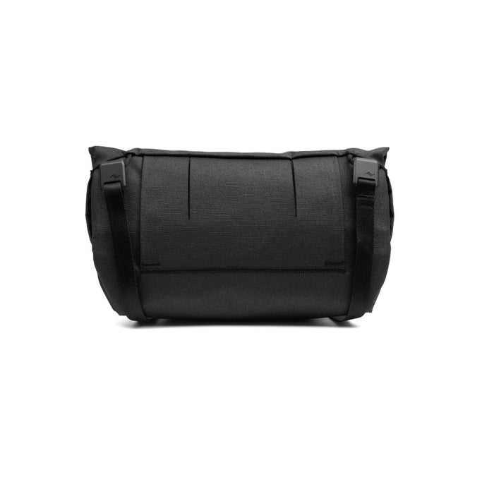 Compact black PFAS-free pouch, 1.5–3 L, weatherproof recycled fabric
