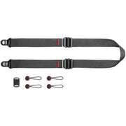 Peak Design Slide Lite unpadded camera strap in black
