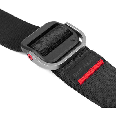 Peak Design Slide Lite unpadded camera strap in black

