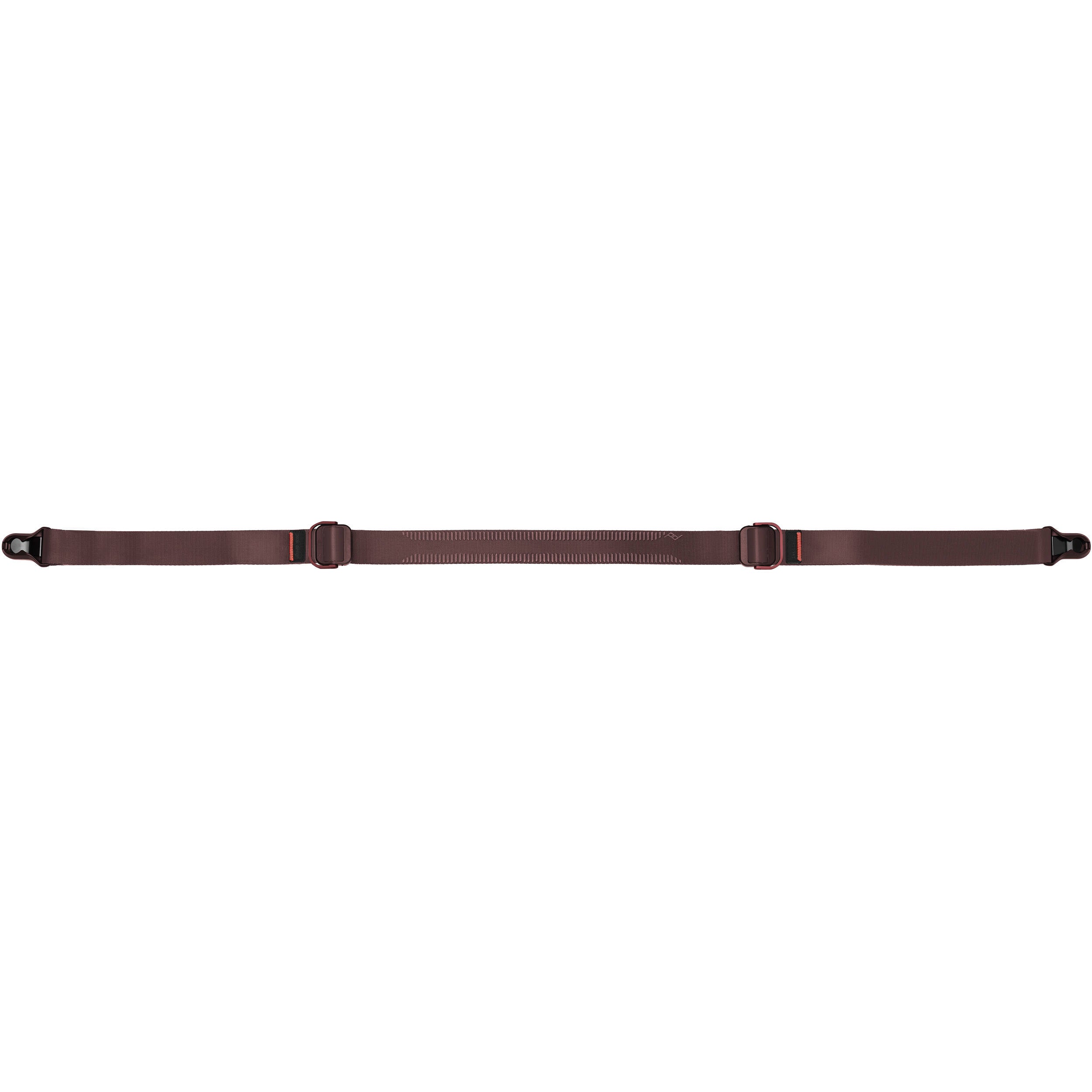 Versatile camera strap in Eclipse Purple with quick-release anchors, adjustable 99–145 cm length and 90.7 kg capacity for secure, comfortable carry.
