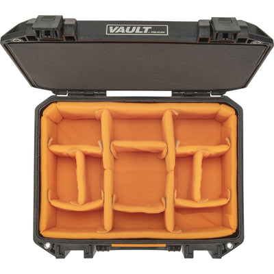 Pelican V300C Vault Equipment Case with padded dividers.