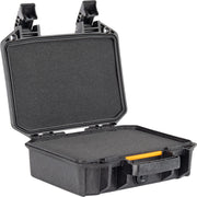 Store, protect and transfer your photography gear with the small Pelican V100 Vault Pistol Case. It is crushproof, dustproof, and weather-resistant.