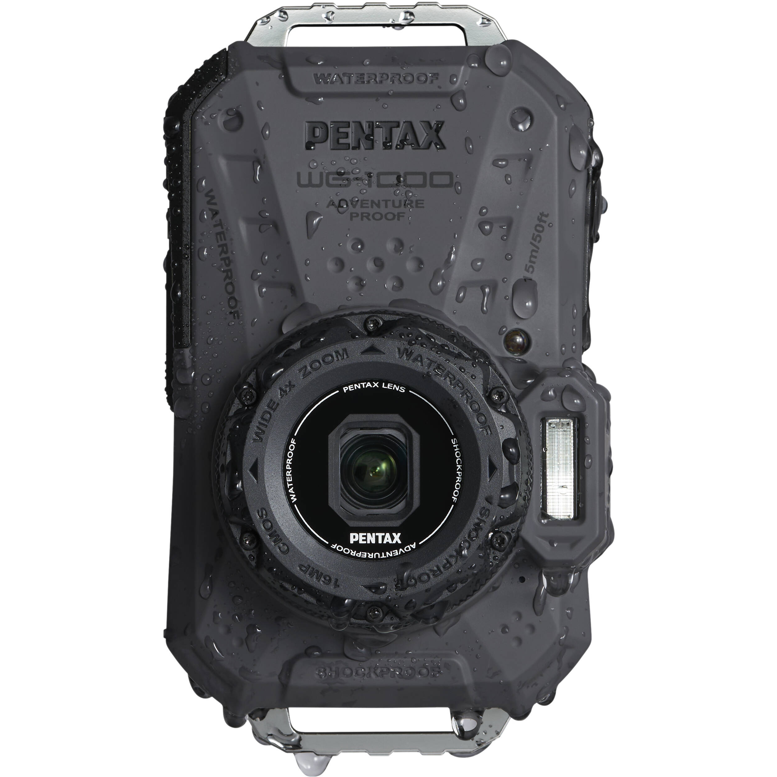 Pentax WG-1000 Digital Compact Camera (Grey) – Outdoorphoto