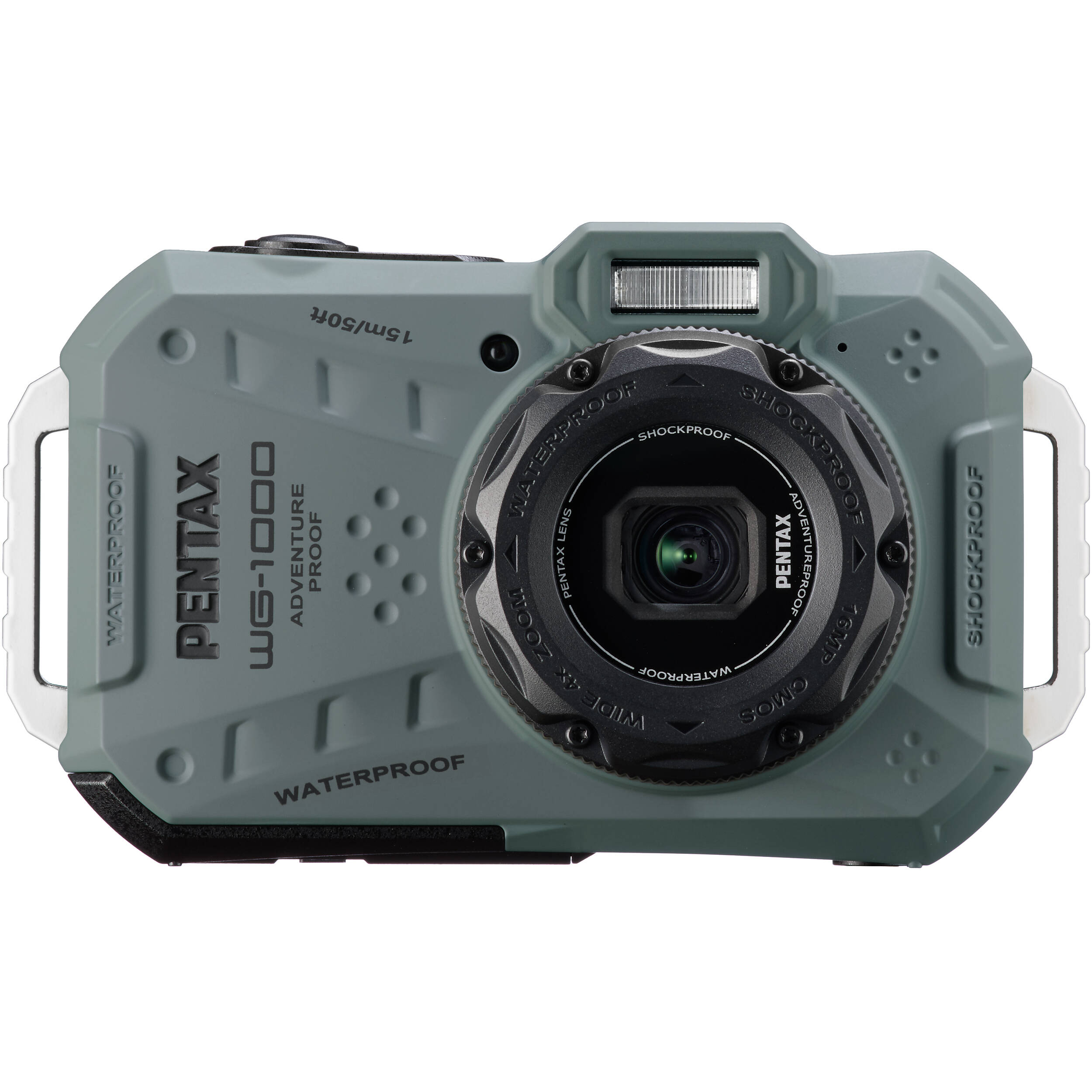 Pentax WG-1000 Digital Compact Camera (Olive)