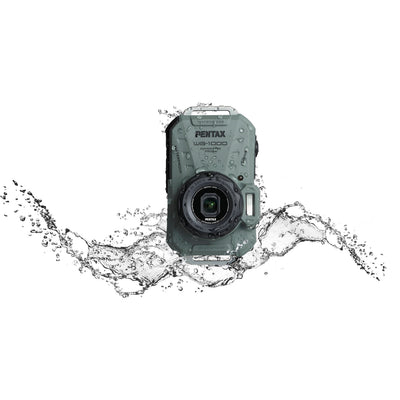 Pentax WG-1000 Digital Compact Camera (Olive)