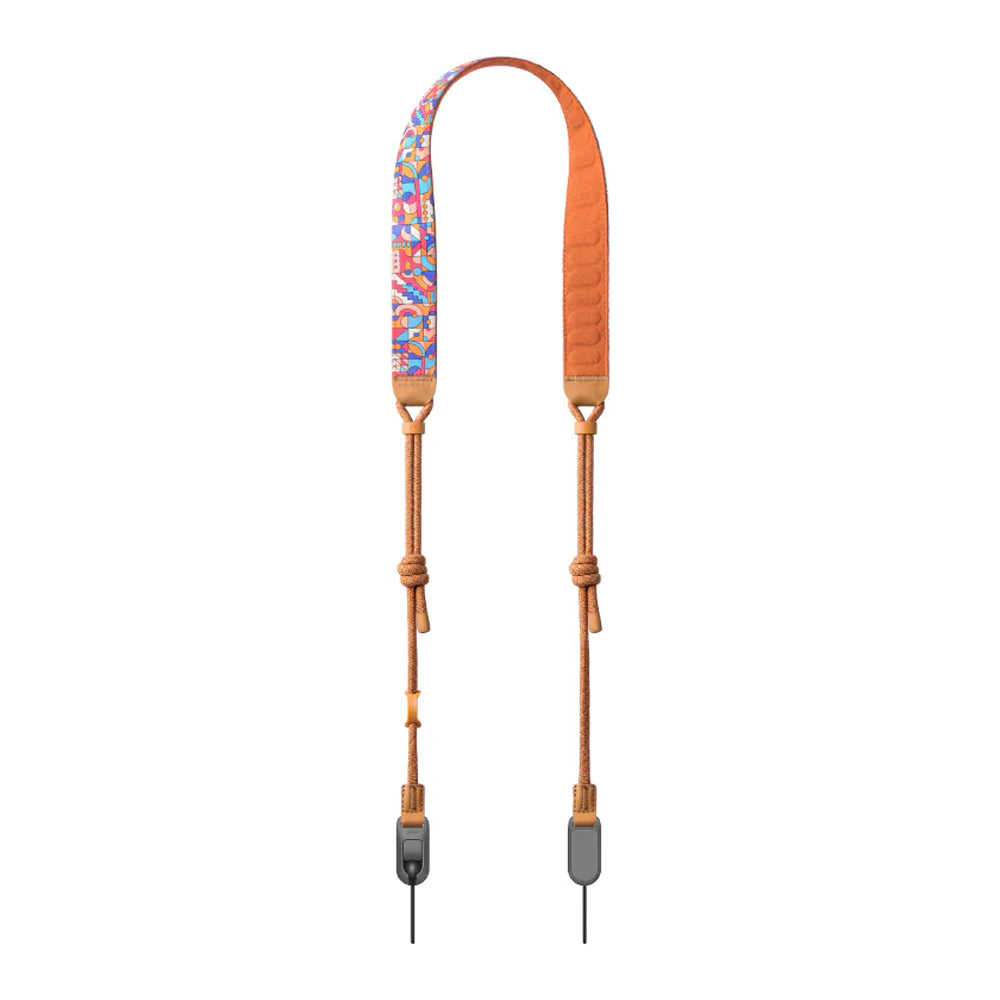 PGYTECH Camera Shoulder Strap Air, adjustable 110–140 cm, breathable nylon, Dyneema lanyard, supports 90 kg.