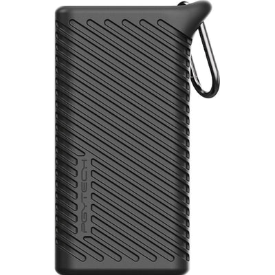 PGYTECH CreateMate CFexpress Type A/SD Card Reader Case in black, combining storage and fast USB-C card reading.