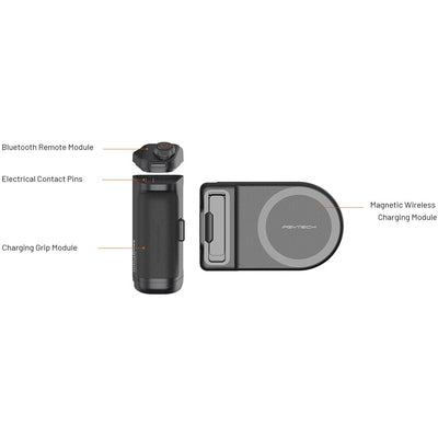 Technical diagram of a device with labeled components on a white background
