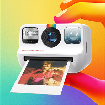 Polaroid Go Colour Film 48 exposures pack with 3 double packs, glossy white frames, ISO 640, 66.6 x 53.9mm format, and 10-15 minutes development time for Polaroid Go camera.