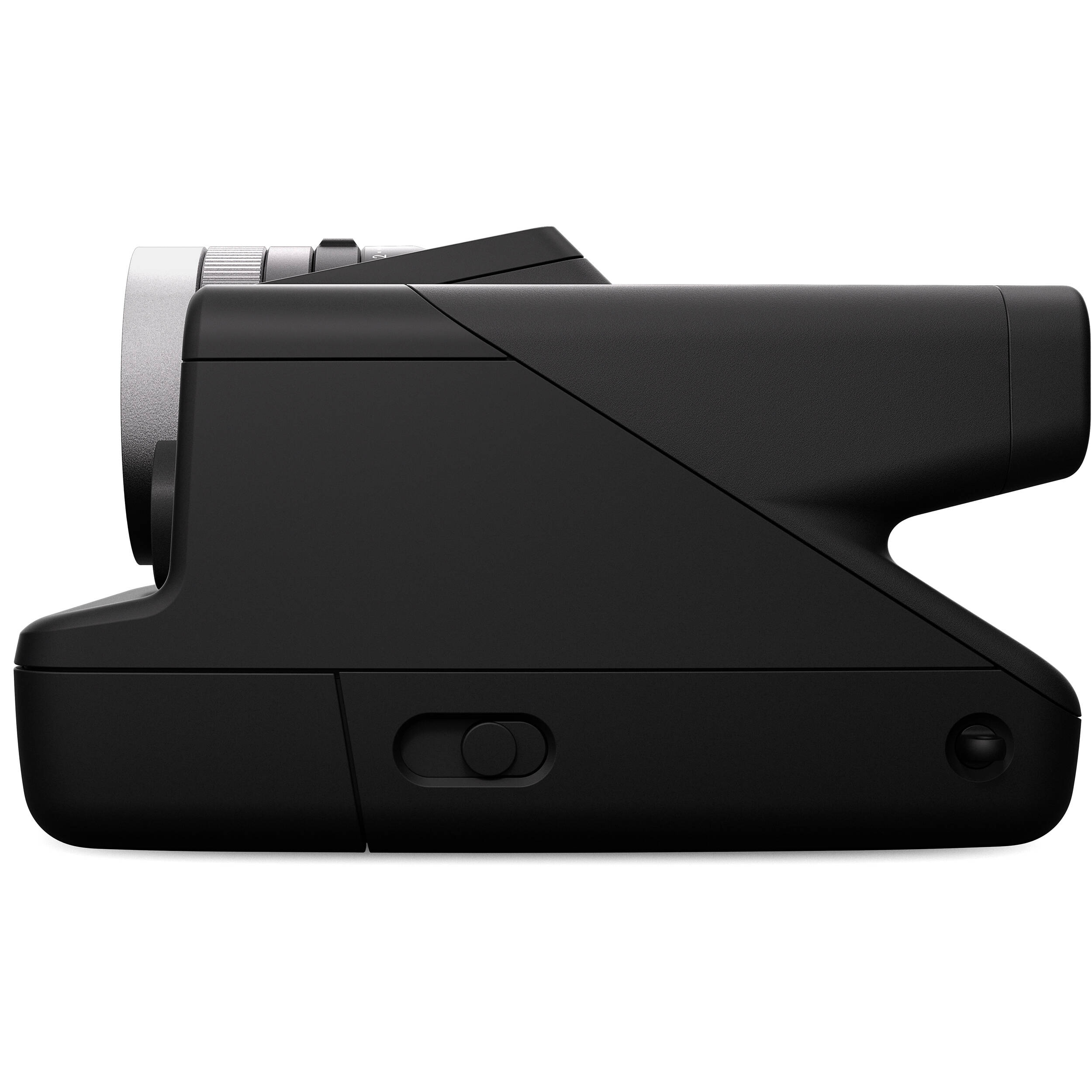 Polaroid I-2 Instant Camera with 98mm f/8 lens, LiDAR autofocus, manual and auto exposure modes, built-in flash, Bluetooth remote control, optical viewfinder with LCD info display, rechargeable battery, and robust aluminum alloy body.