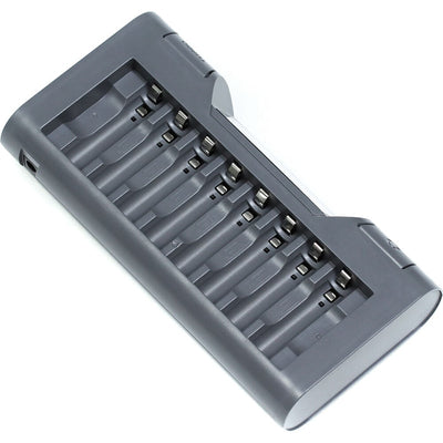 Powerex MH-C940 Charger-Analyser for AA and AAA NiMH/NiCd rechargeable batteries with LCD display.