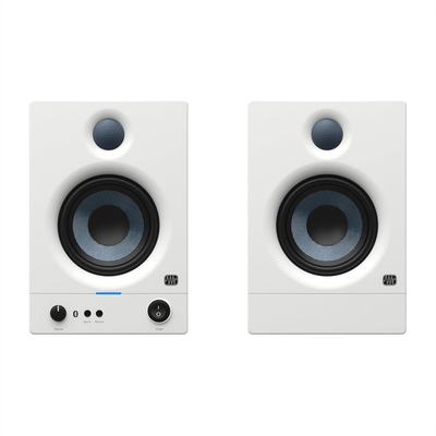 PreSonus Eris 4.5BT White monitors front view