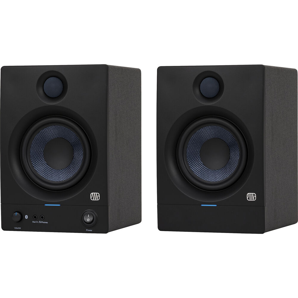 PreSonus Eris 5BT 2nd Gen active studio monitors angled front view
