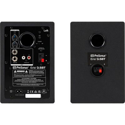 PreSonus Eris E3.5 BT monitor pair back view