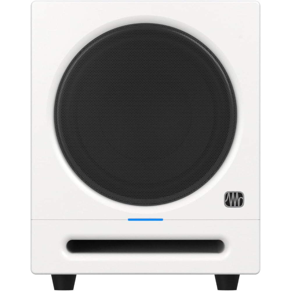 PreSonus Eris Sub 8BT white studio subwoofer front view