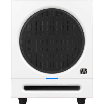 PreSonus Eris Sub 8BT white studio subwoofer front view