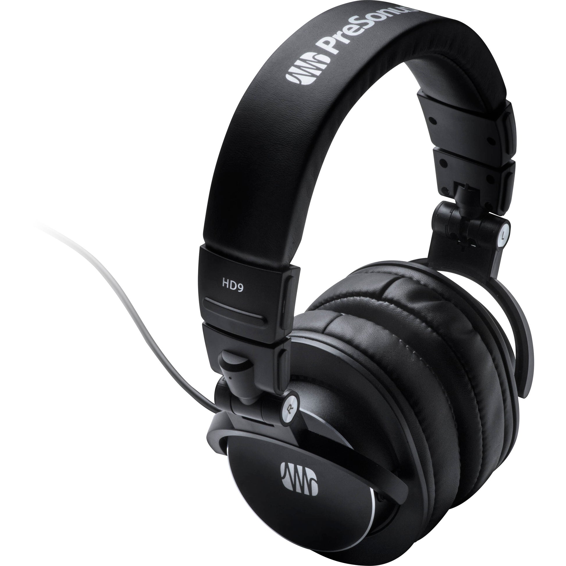 High-resolution PreSonus HD9 headphones featuring extended bass and comfort
